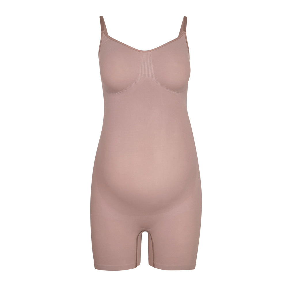 Maternity Shapewear Skims MATERNITY SCULPTING BODYSUIT MID THIGH Marron | 932DBTKVZ