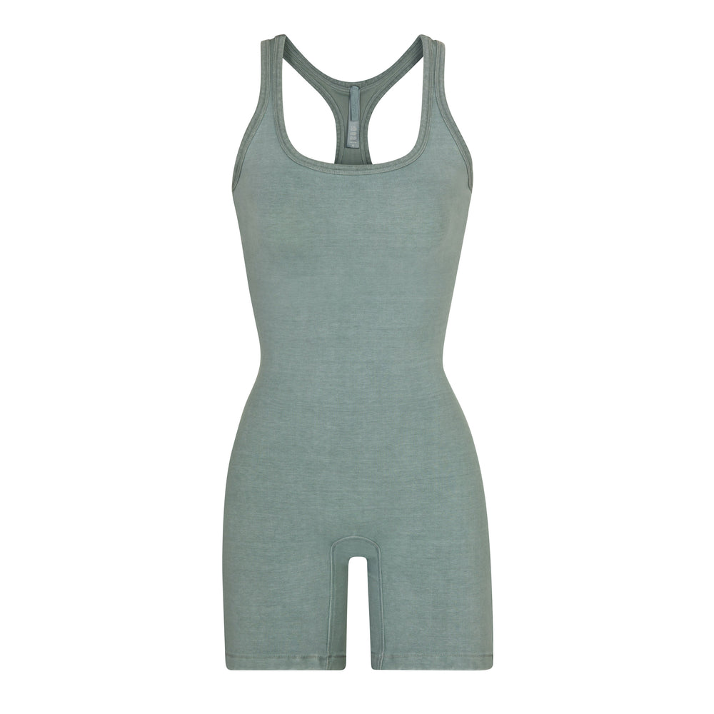 Mid Thigh Bodysuit Skims OUTDOOR Bleu | 476UFERSX