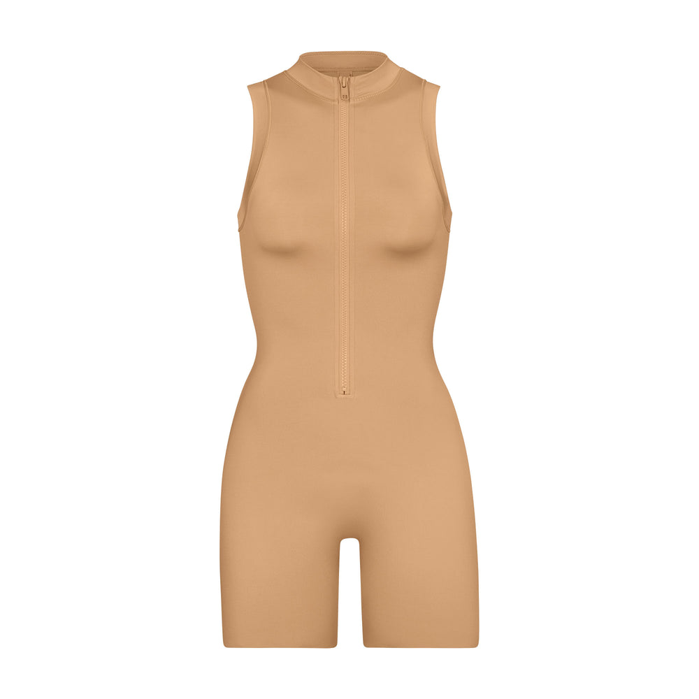 One Piece Skims SWIM MOCK NECK CYCLE SUIT Beige | 908VRAUMK