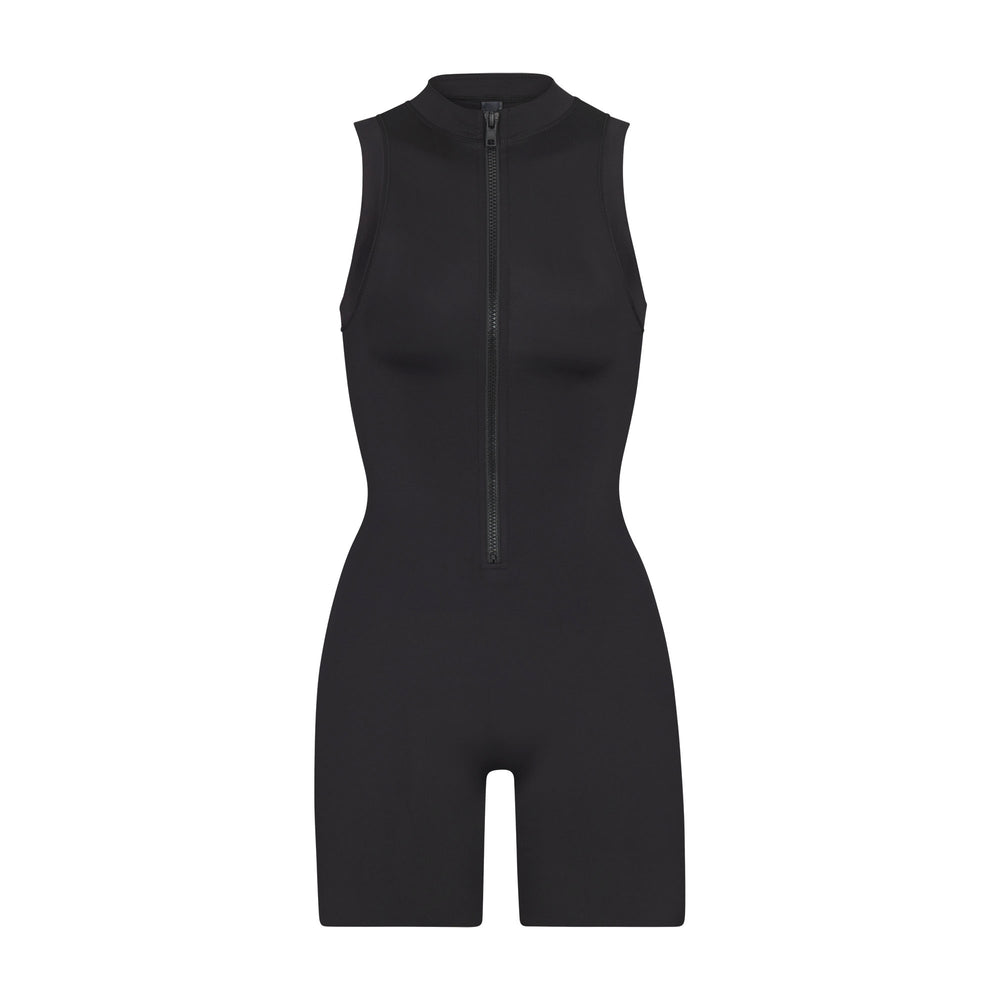 One Piece Skims SWIM MOCK NECK CYCLE SUIT Noir | 932KDTXFJ