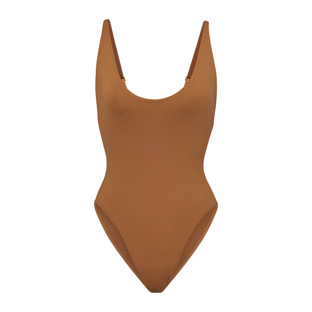One Piece Skims SWIM SCOOP NECK Abricot | 302EYNMPR