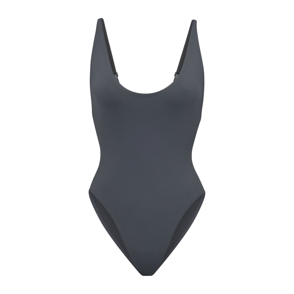 One Piece Skims SWIM SCOOP NECK Grise Foncé | 485AISEOG