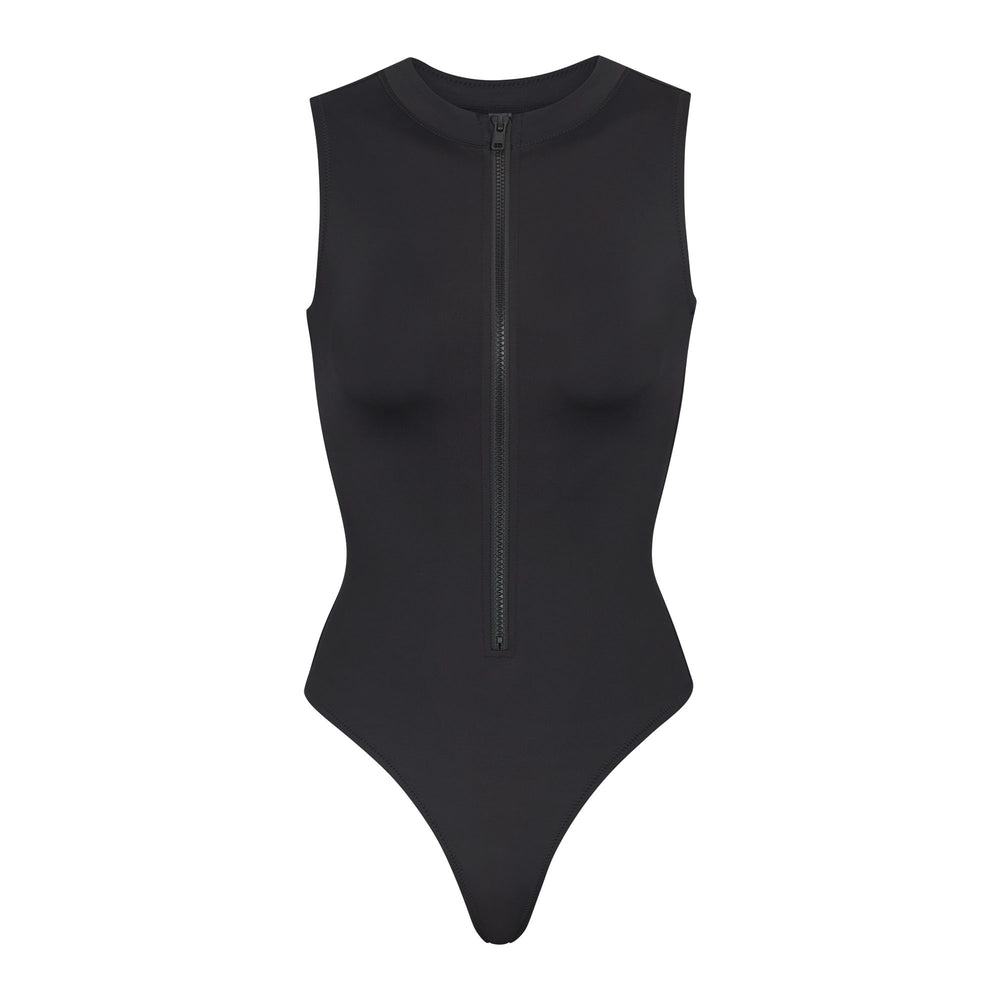 One Piece Skims SWIM ZIP FRONT SLEEVELESS Noir | 650SCFMHO