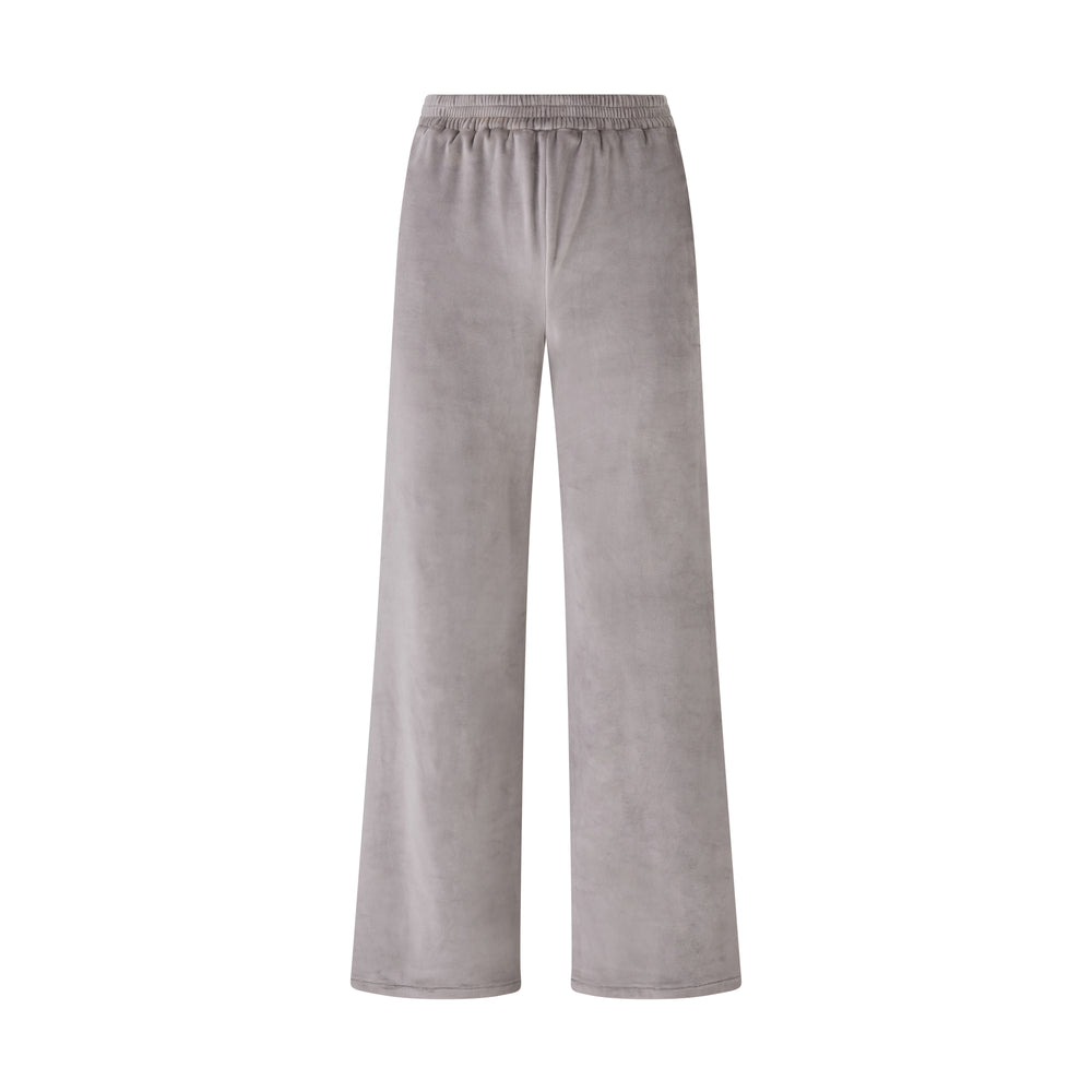 Pantalon Skims VELOUR WIDE LEG Grise | 945HYZLTO
