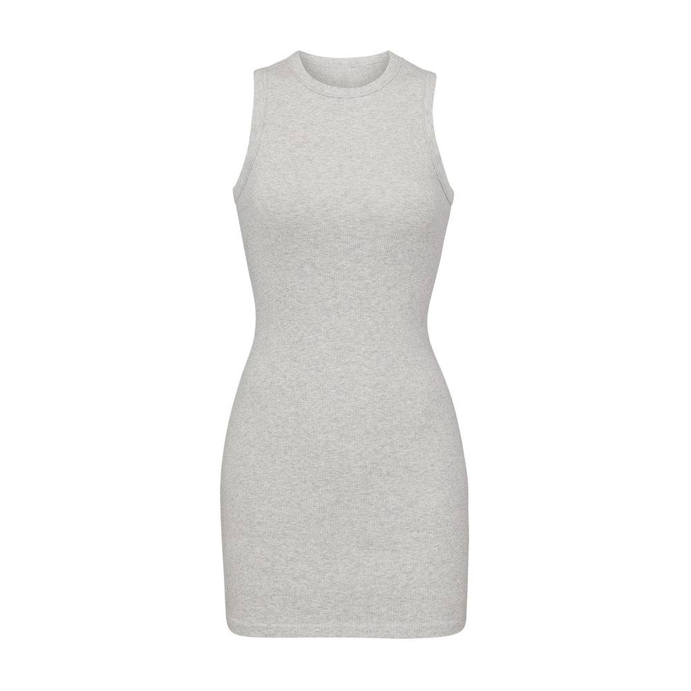 Peignoir Skims COTTON RIB TANK Grise Clair | 475WTUXPJ