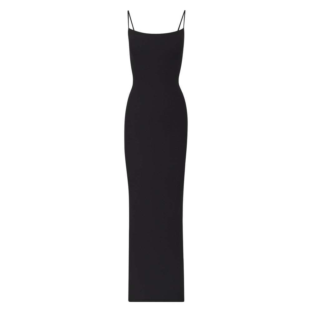 Peignoir Skims FITS EVERYBODY LONG SLIP Noir | 483AVGUYN