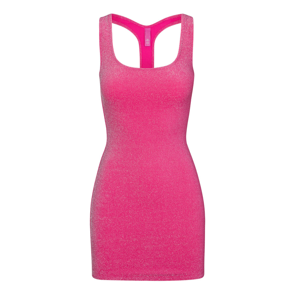 Peignoir Skims GLITTER SWIM METALLIC Rose | 076ZQIPBK