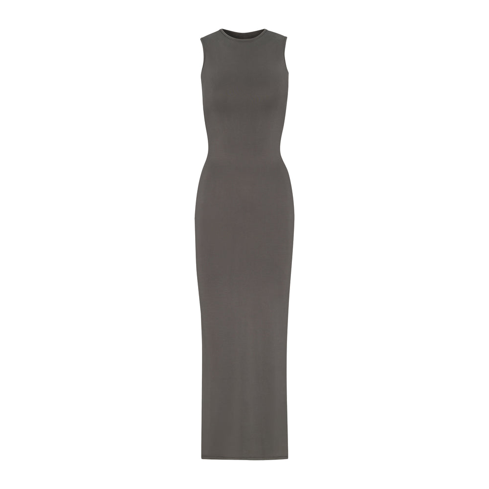 Peignoir Skims SMOOTH LOUNGE CREW NECK SLEEVELESS Grise Foncé | 495CKYJPE
