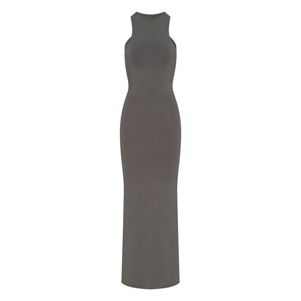 Peignoir Skims SMOOTH LOUNGE OPEN RACERBACK Grise Foncé | 168ISCJYU