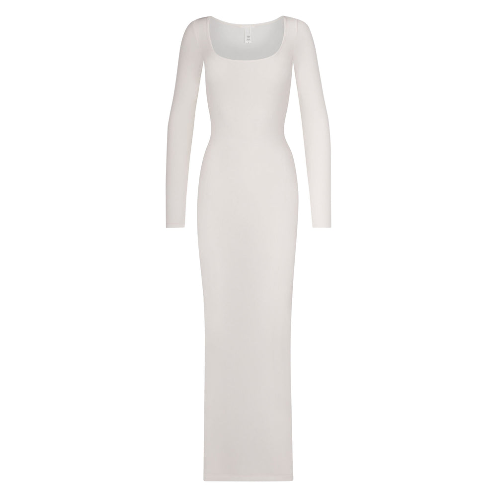 Peignoir Skims SOFT LOUNGE LONG SLEEVE Blanche | 451SMIQLY