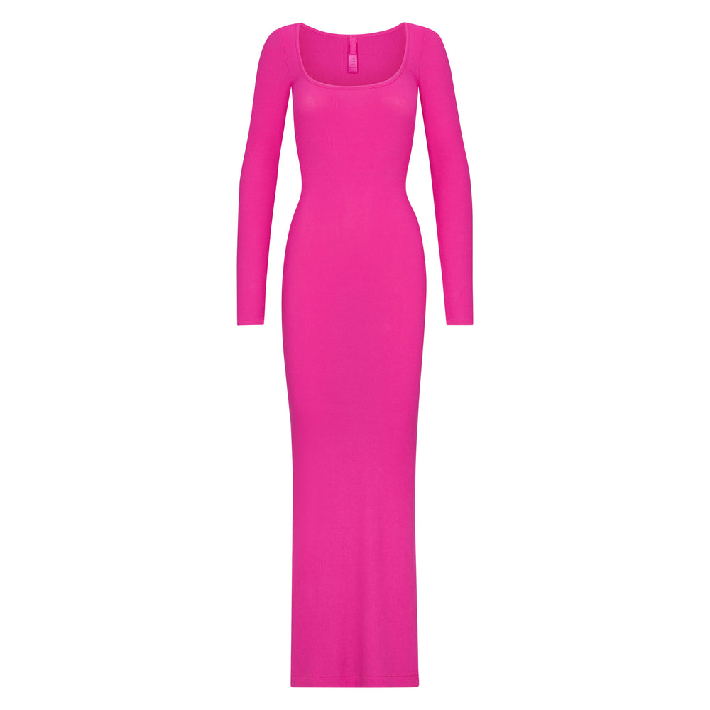 Peignoir Skims SOFT LOUNGE LONG SLEEVE Rose | 721OCNQIA
