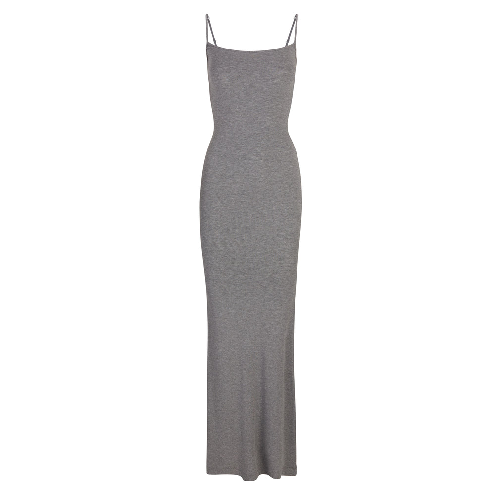 Peignoir Skims SOFT LOUNGE LONG SLIP Grise | 198TKUBMI