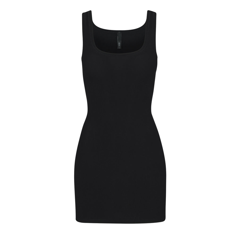 Peignoir Skims SOFT LOUNGE MINI Noir | 672AODCYP