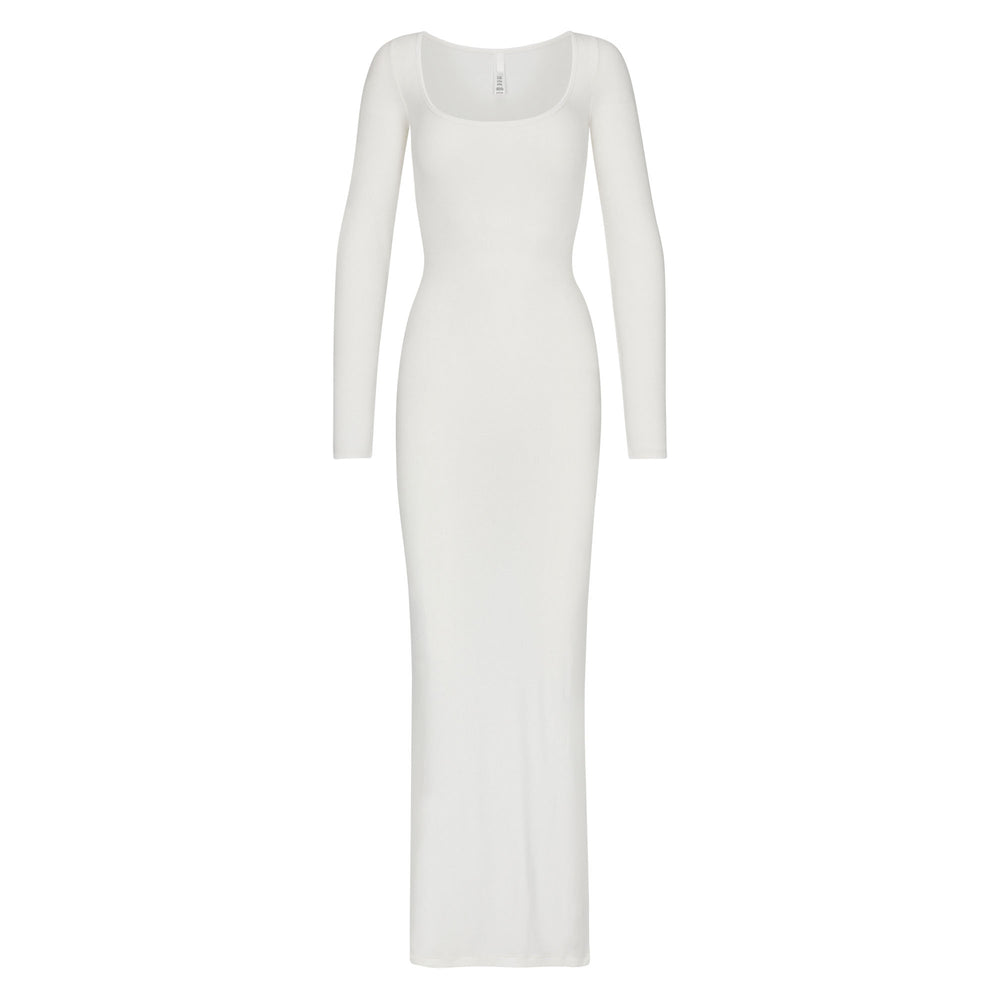 Peignoir Skims SOFT LOUNGE SHIMMER LONG SLEEVE Blanche | 275UCTXHD