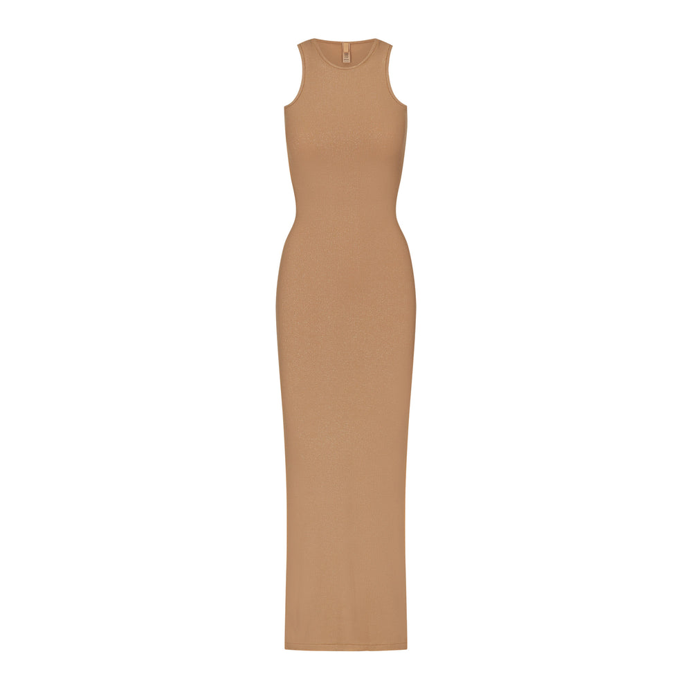 Peignoir Skims SOFT LOUNGE SHIMMER RACERBACK Marron | 380WLQZHC