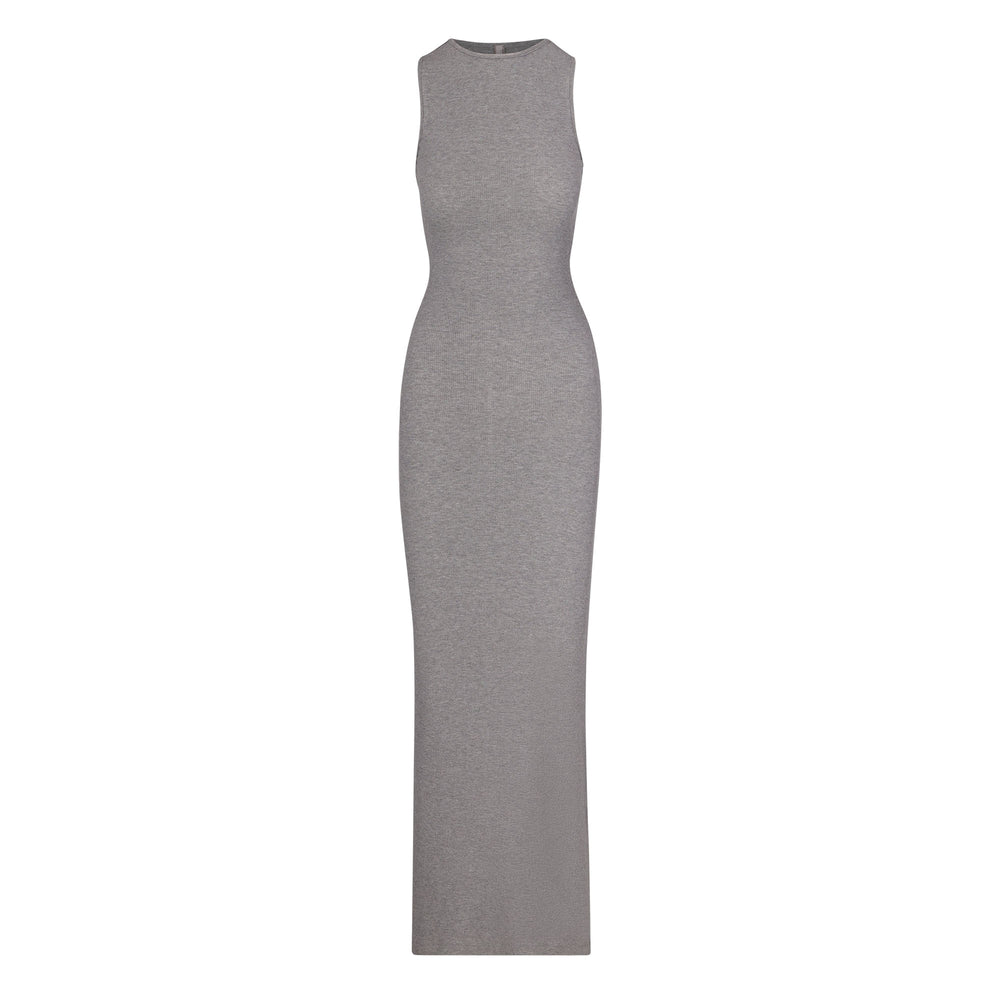 Peignoir Skims SOFT LOUNGE SLEEVELESS LONG Grise | 102SBTKLM
