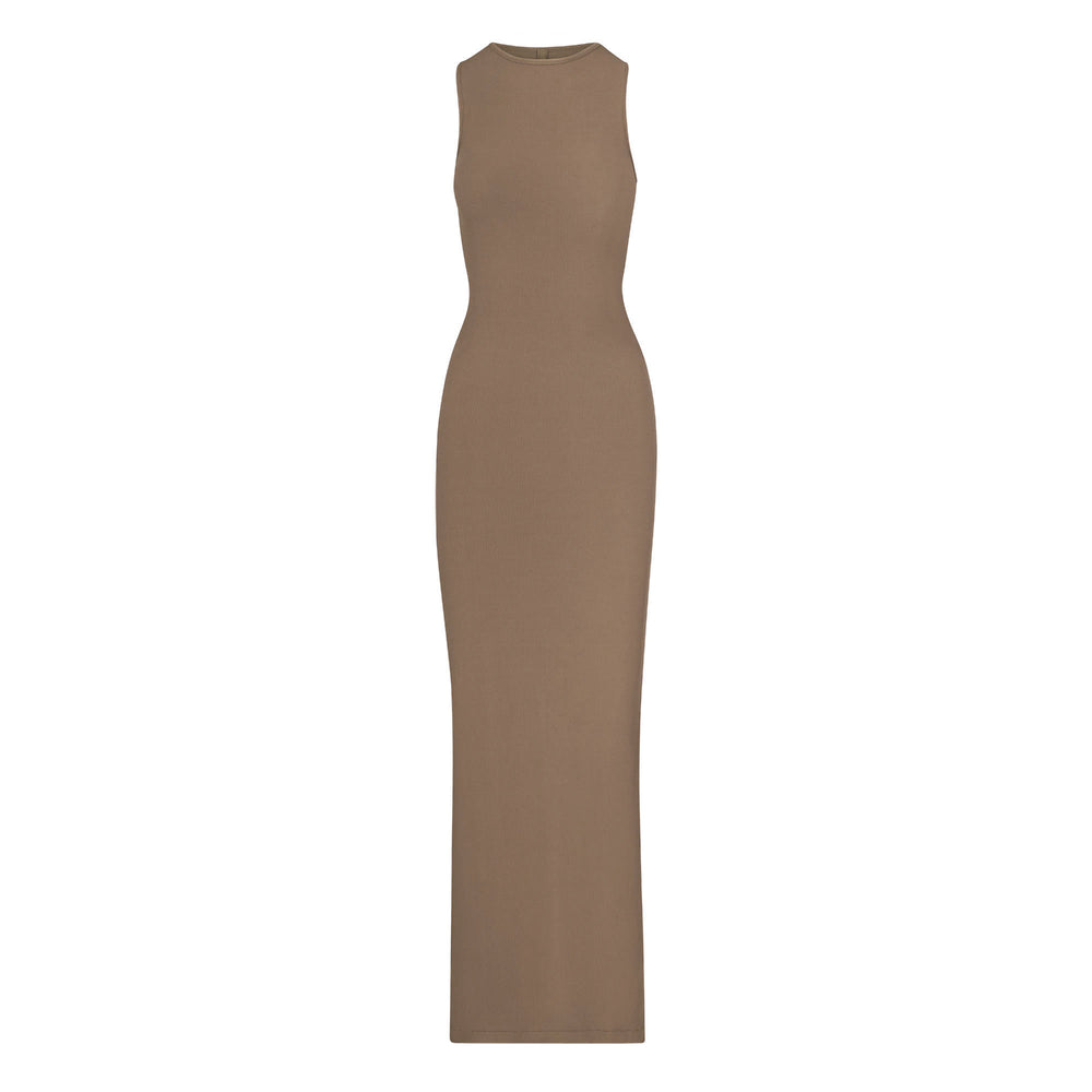 Peignoir Skims SOFT LOUNGE SLEEVELESS LONG Abricot | 146MZHPOW