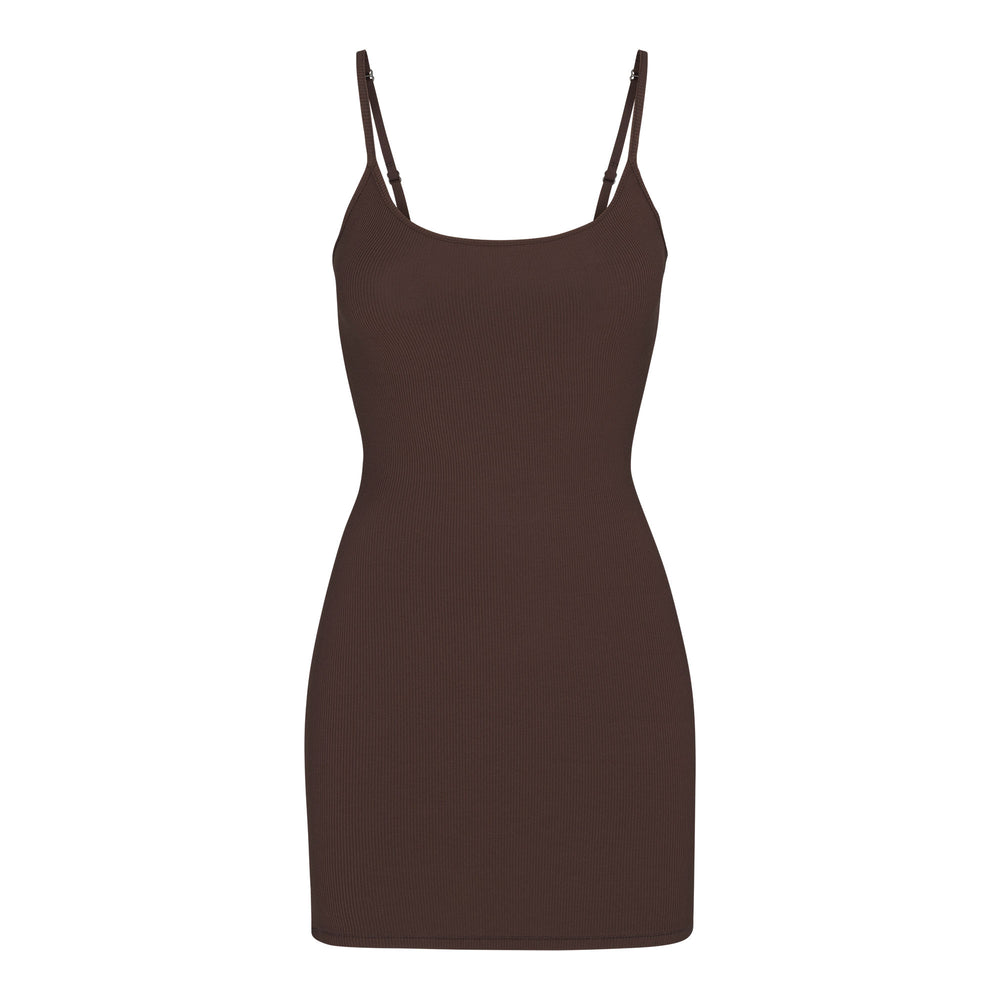 Peignoir Skims SOFT LOUNGE SLIP Chocolat | 029VYBPNT