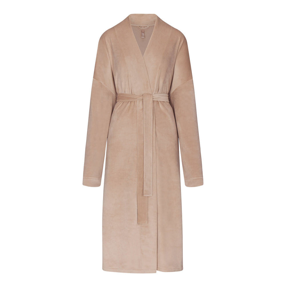 Peignoir Skims VELOUR WRAP Orange | 093GLFJEP