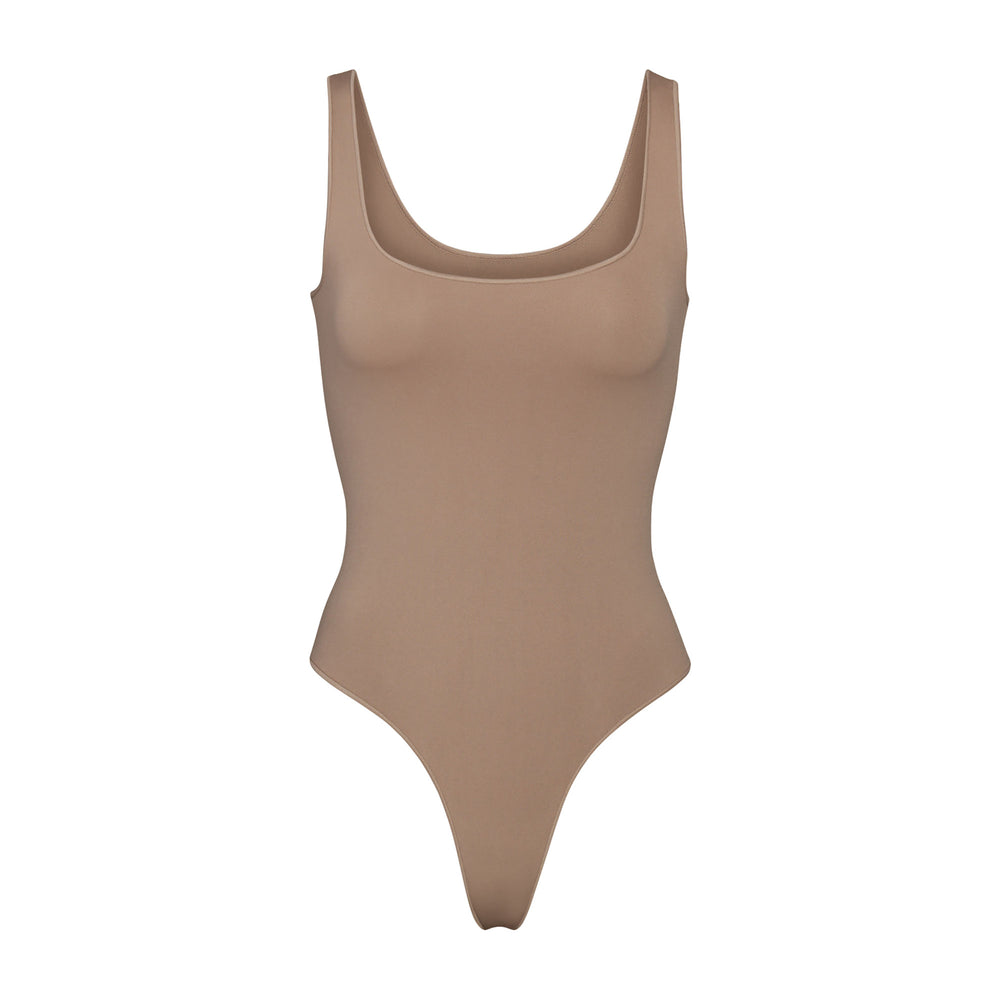 Scoop Neck Bodysuit Skims ESSENTIAL Abricot | 436FVKZCQ