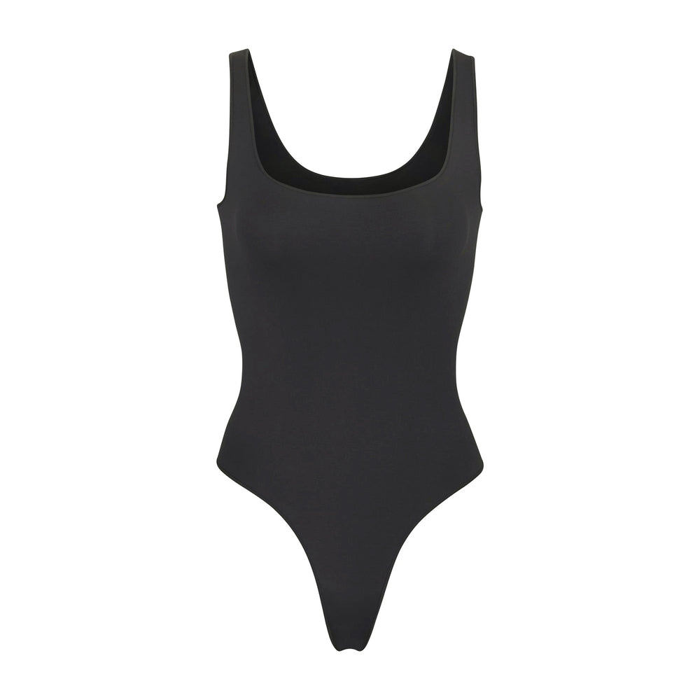 Scoop Neck Bodysuit Skims ESSENTIAL Noir | 409UBJXKO