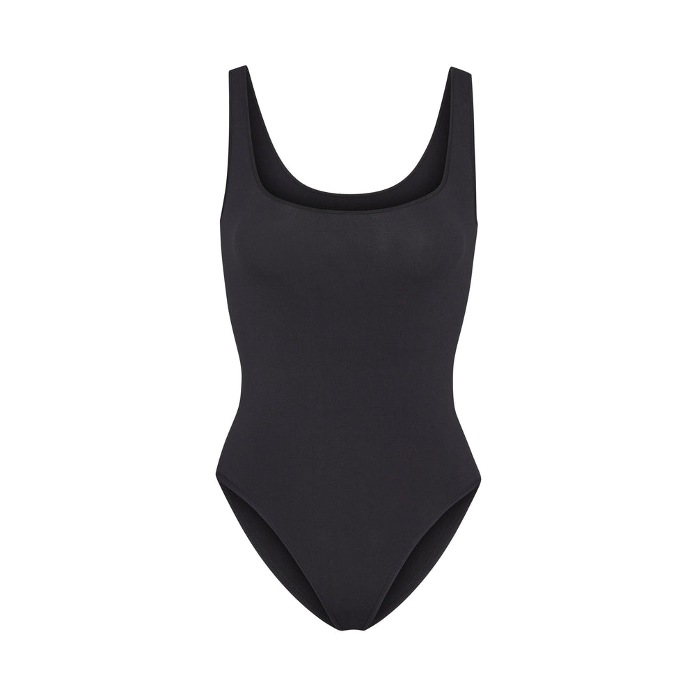 Scoop Neck Bodysuit Skims LIGHT ESSENTIAL Noir | 246LTBZXJ