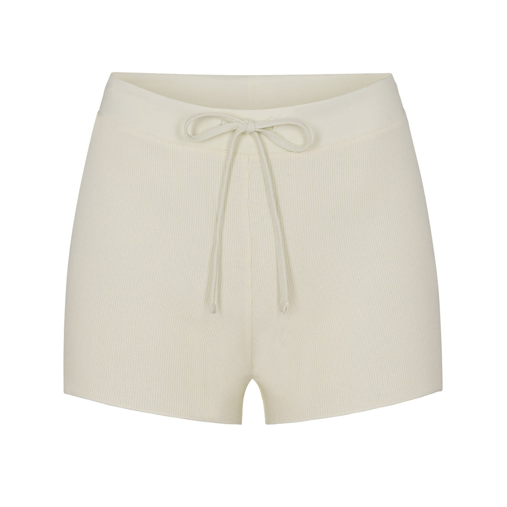 Short Skims COTTON RIB DRAWSTRING Blanche | 604ZJWCKO