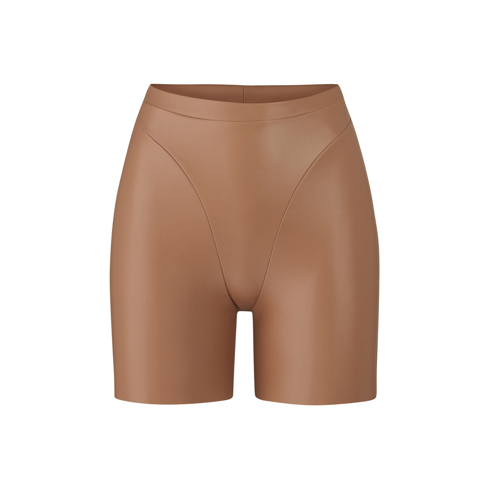 Short Skims FAUX LEATHER BIKER Abricot | 039GKCQIJ