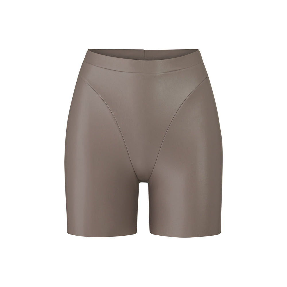 Short Skims FAUX LEATHER BIKER Argent | 570TIYAUD