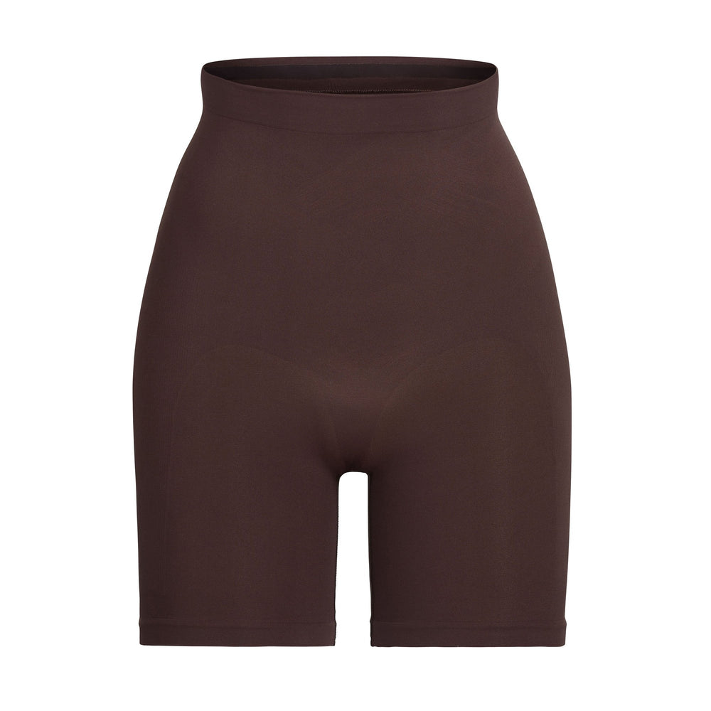 Short Skims SCULPTING MID THIGH W/ OPEN GUSSET Chocolat | 435IPNEQG