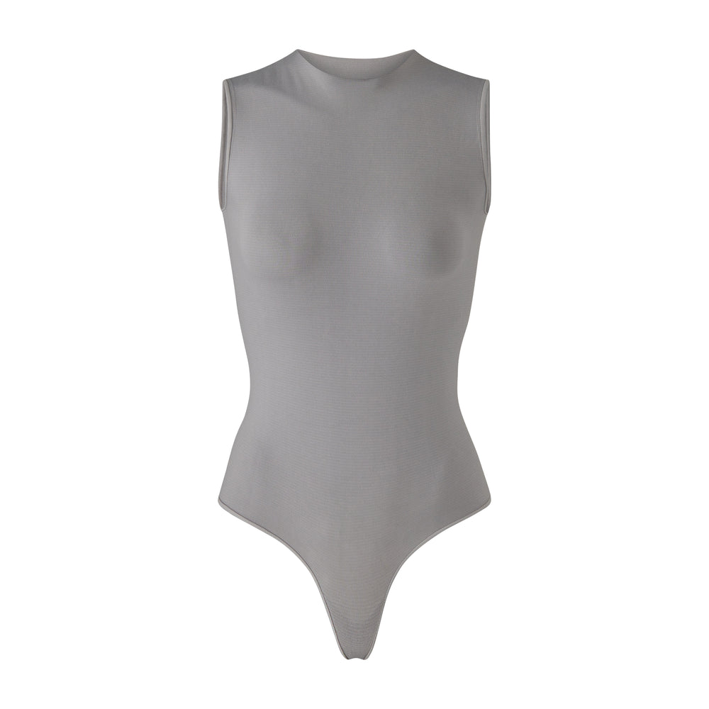 Sleeveless Bodysuit Skims ESSENTIAL CREW NECK Grise | 482IGMZDK