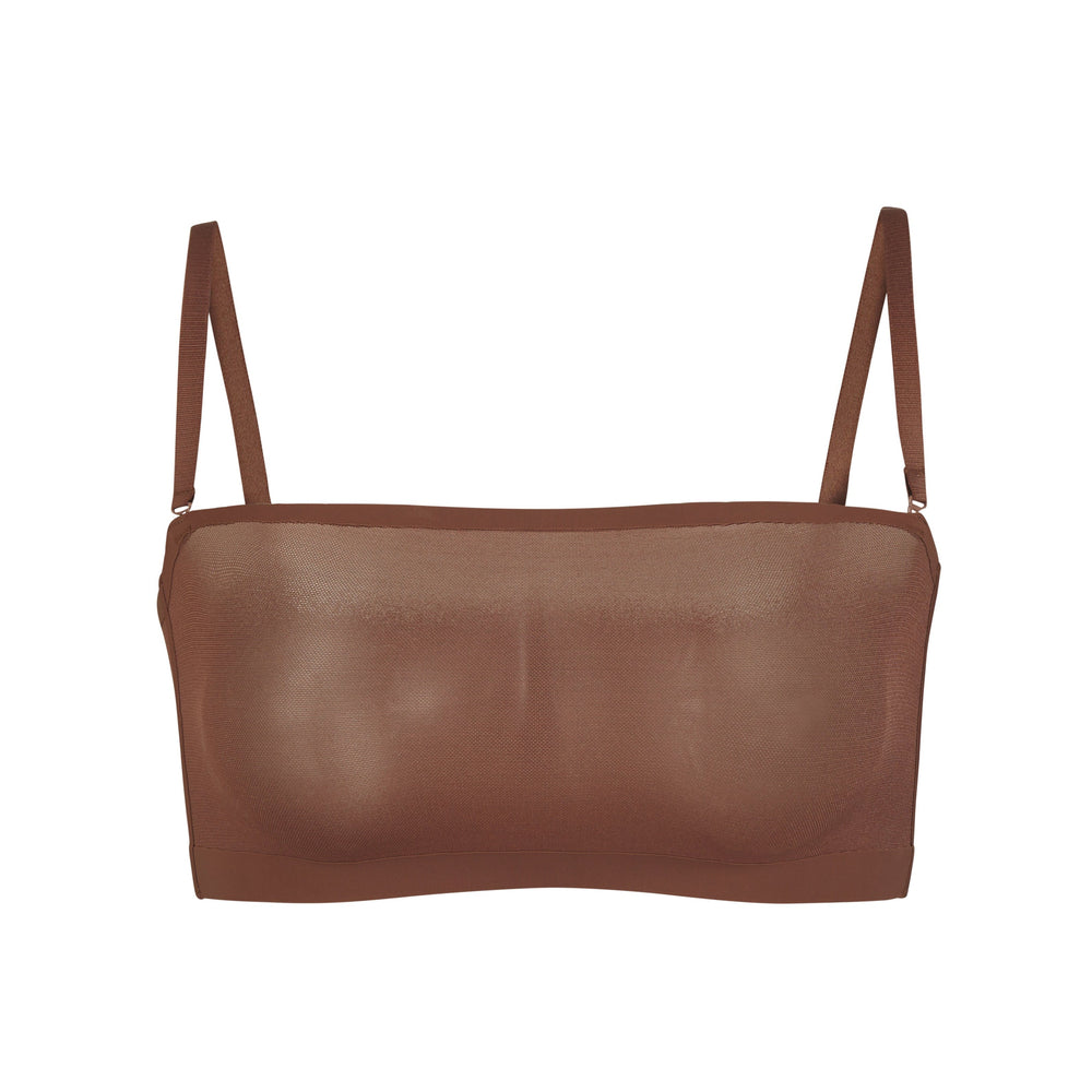 Soutien-Gorge Bandeau Skims SHEER SCULPT Marron | 802JUEYLO