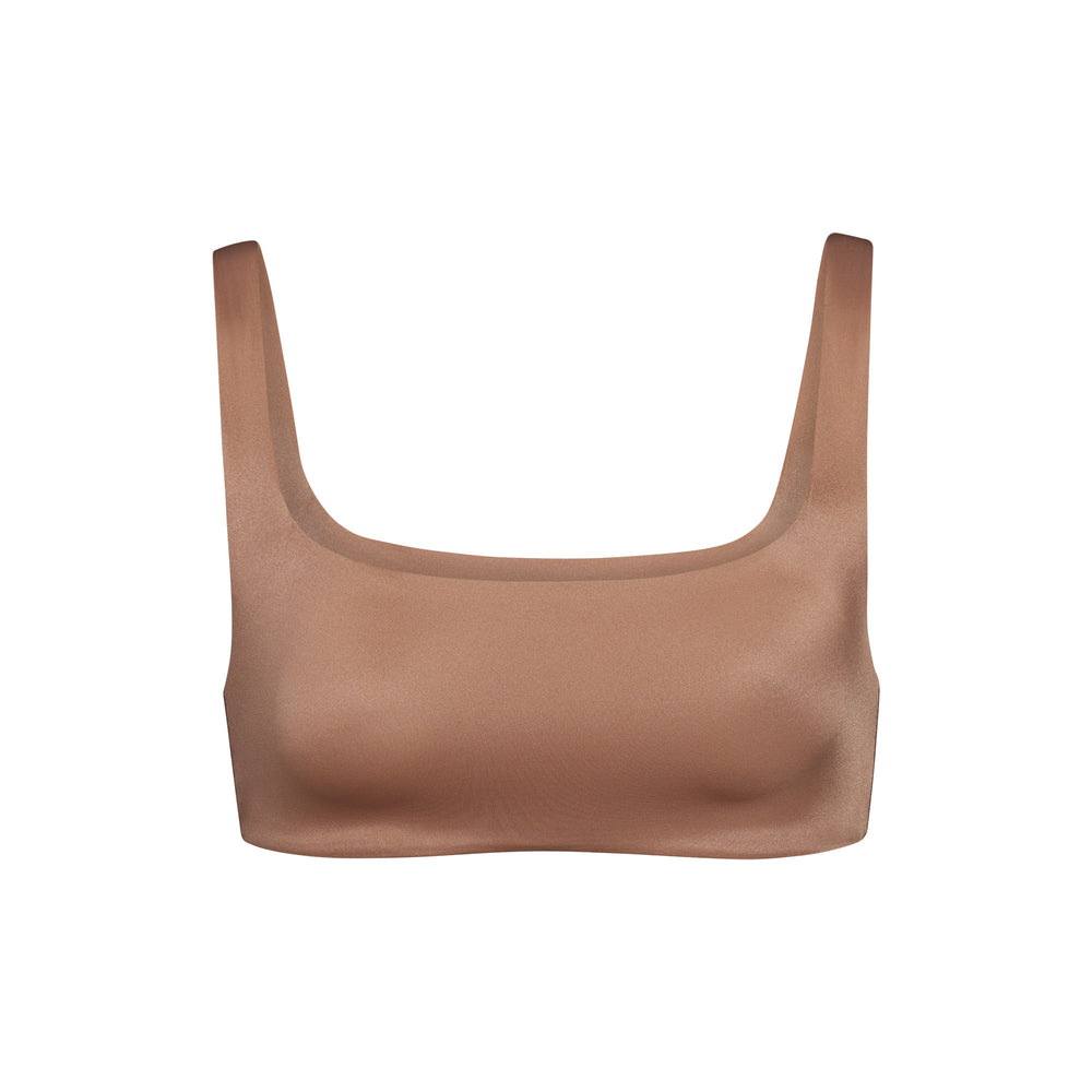 Square Neck Bra Skims STRETCH SATIN Rose | 572CKUWSE