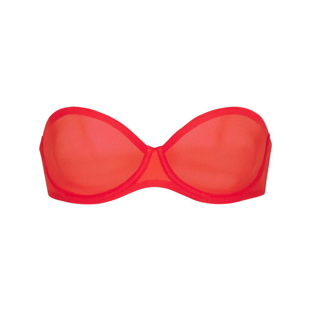 Strapless Bra Skims ULTRA FINE MESH Orange | 837JVEGOM
