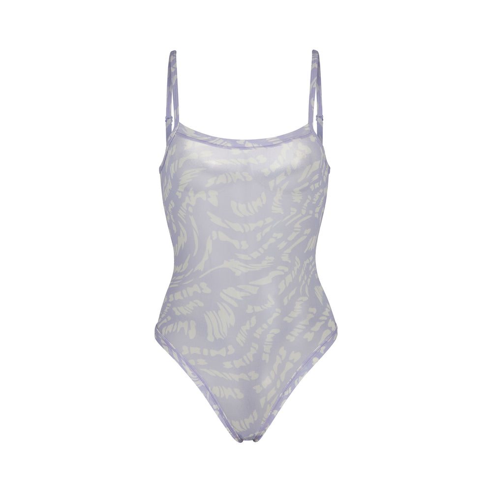 Strappy Bodysuit Skims SUMMER MESH Violette Clair | 649HUBPRZ