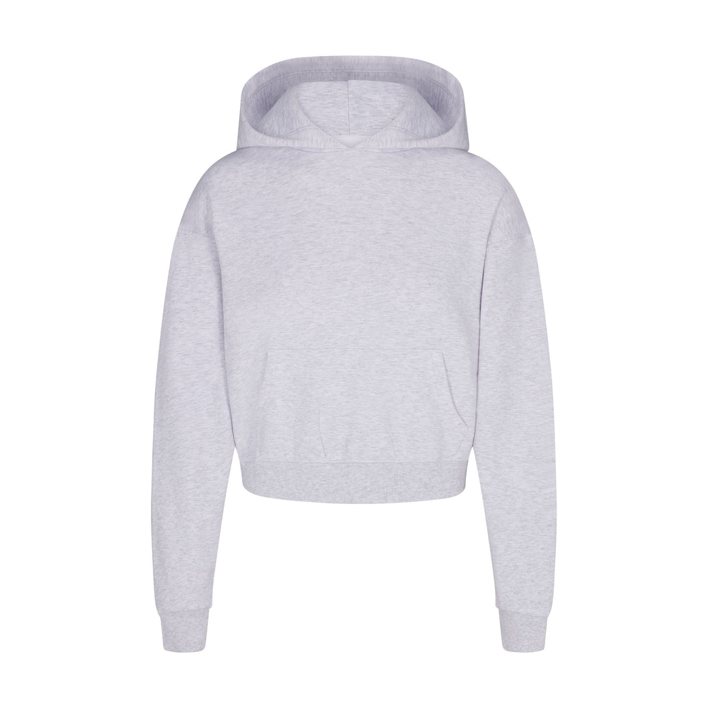 Sweat a Capuche Skims COTTON FLEECE PULLOVER Grise Clair | 673XZTNVY