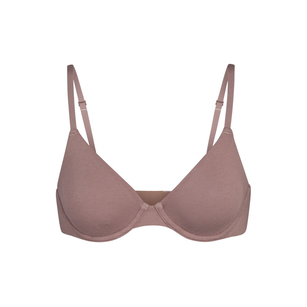 T-shirt Bra Skims COTTON JERSEY Marron | 074BPGWLY