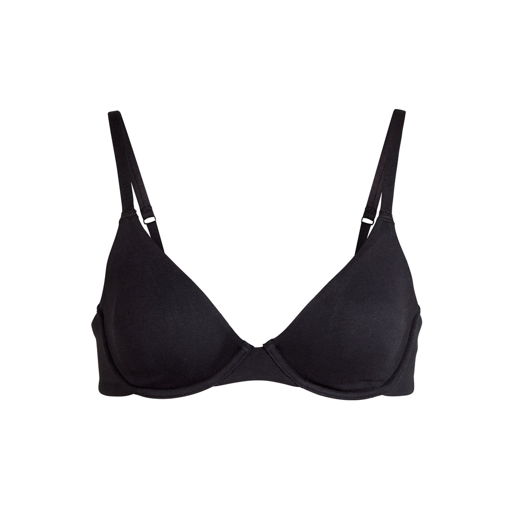 T-shirt Bra Skims COTTON JERSEY Noir | 457FEKIPL