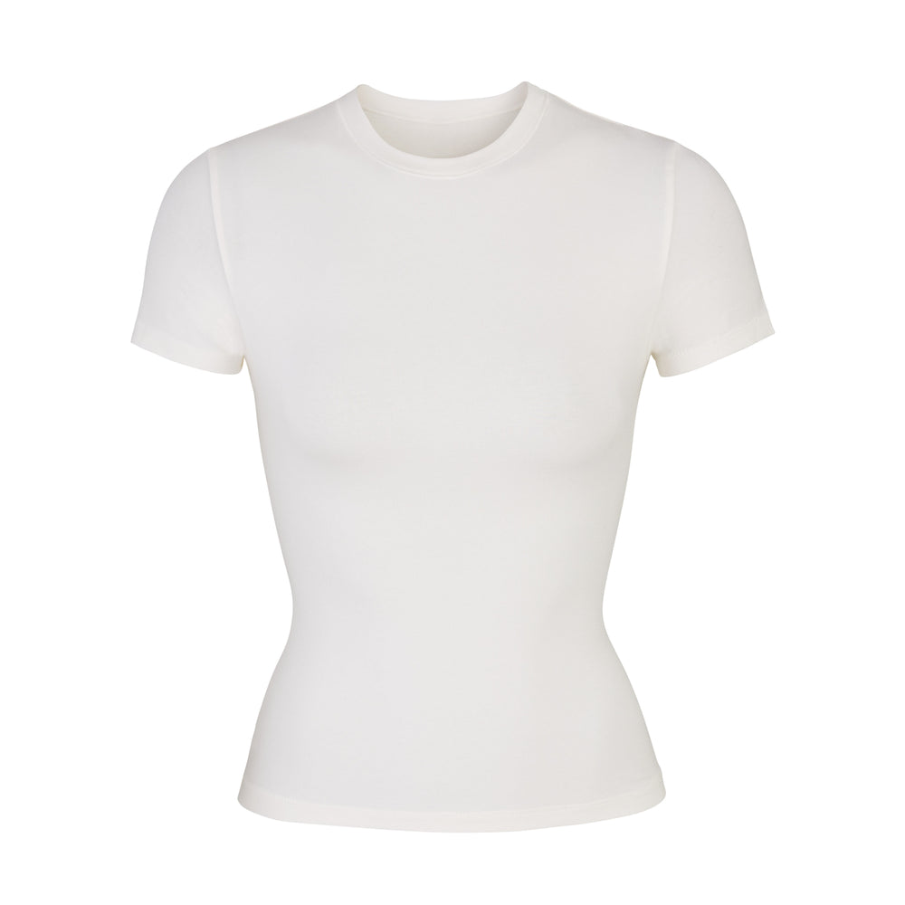 T-shirt Skims COTTON JERSEY Blanche | 135BZLVRD