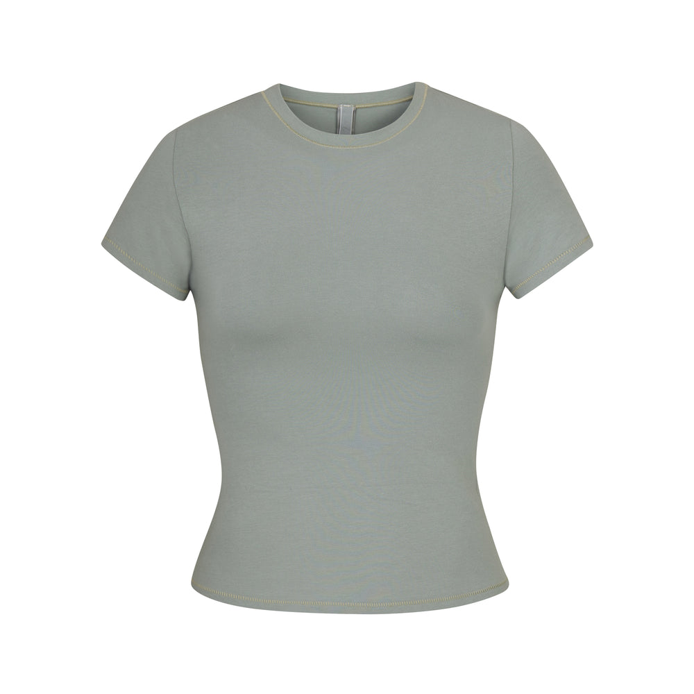 T-shirt Skims COTTON JERSEY Bleu | 029QLJCTM