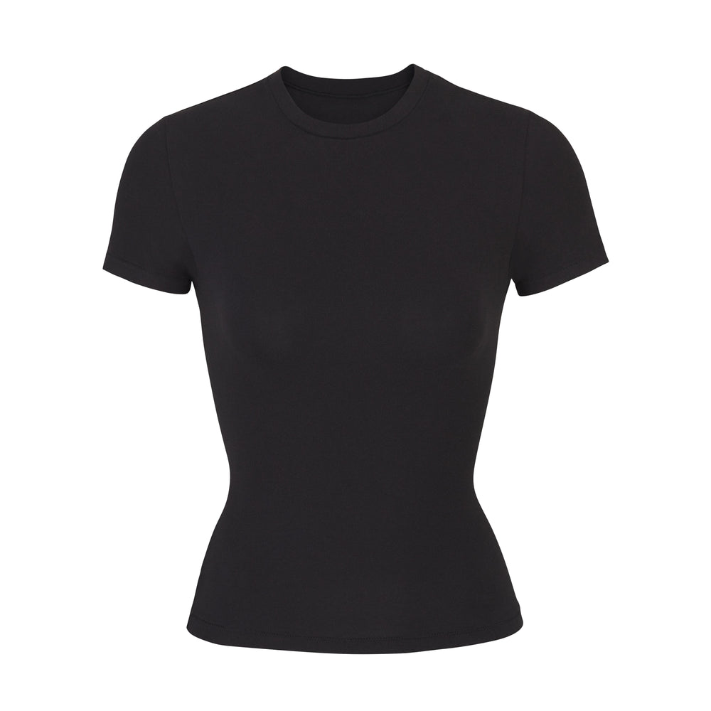T-shirt Skims COTTON JERSEY Noir | 361TXAYNM