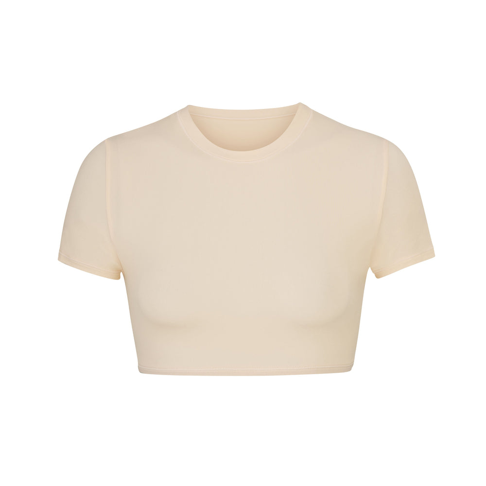 T-shirt Skims FITS EVERYBODY SUPER CROPPED Marron | 361VGCBZR