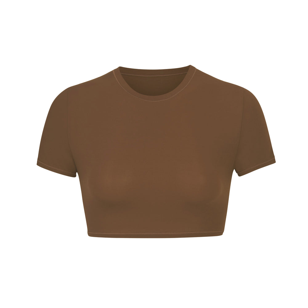 T-shirt Skims FITS EVERYBODY SUPER CROPPED Abricot | 702YGHQLP
