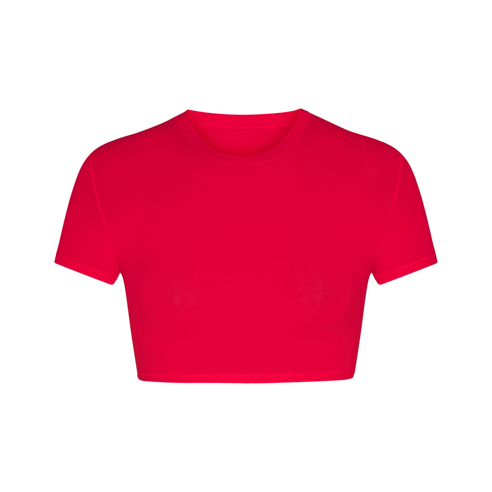 T-shirt Skims FITS EVERYBODY SUPER CROPPED Rouge | 810YEAMLK
