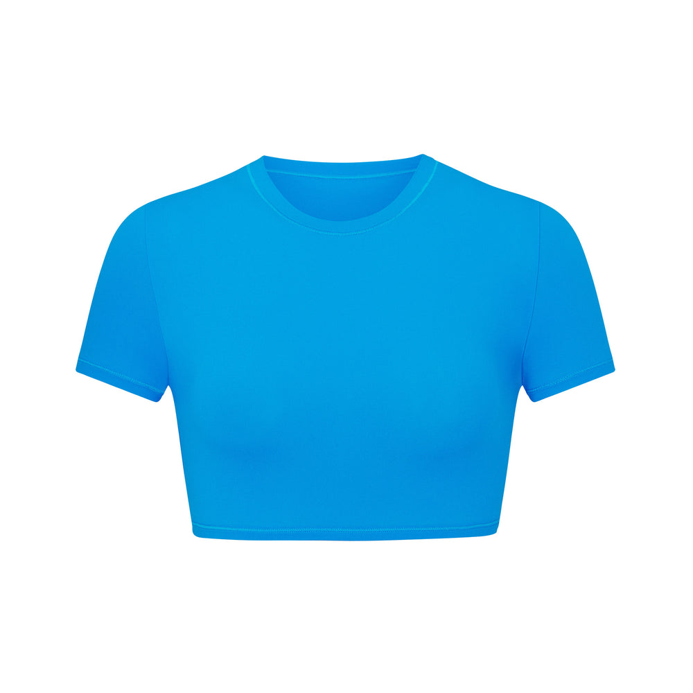 T-shirt Skims FITS EVERYBODY SUPER CROPPED Bleu | 867ACGJVY