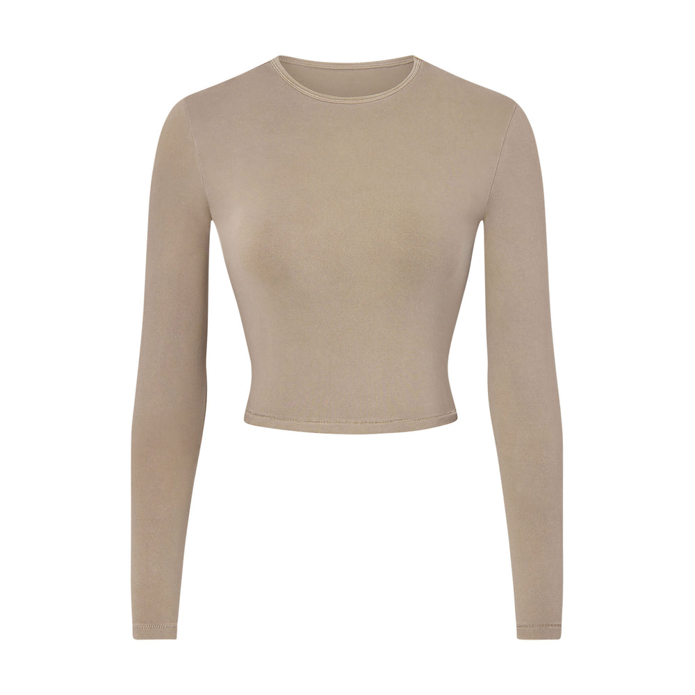 T-shirt Skims NEW VINTAGE LONG SLEEVE Abricot | 980PYBXJV