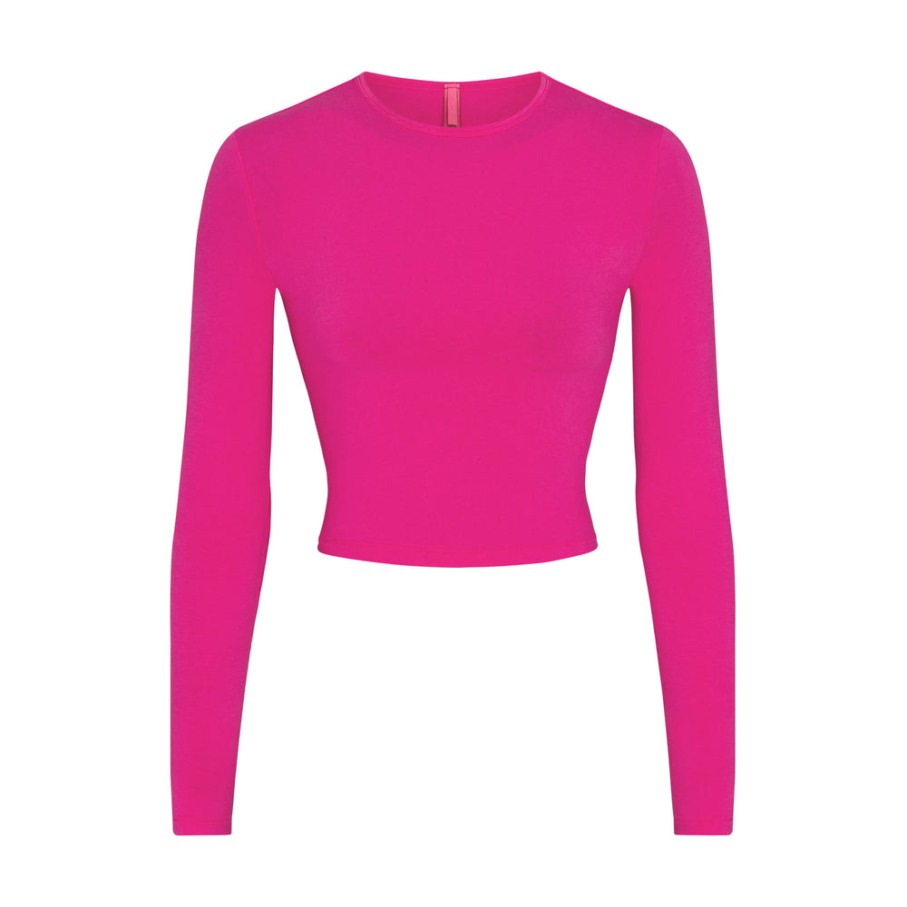 T-shirt Skims NEW VINTAGE LONG SLEEVE Fushia | 083YQLWXC