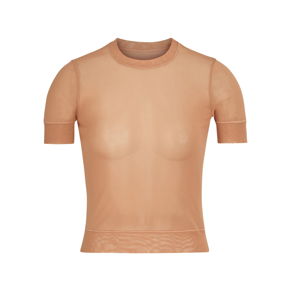 T-shirt Skims SUMMER MESH Abricot | 437XZEPFA