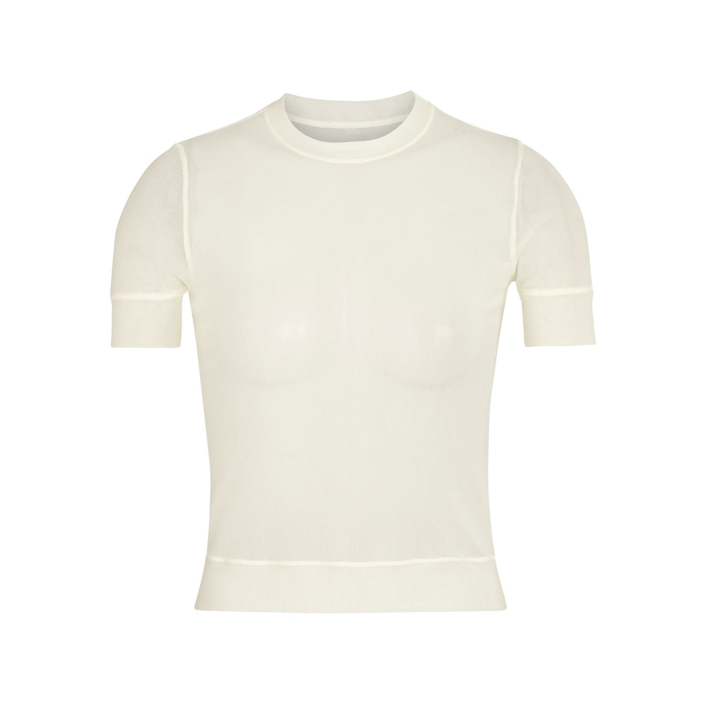 T-shirt Skims SUMMER MESH Blanche | 129LIUYCM
