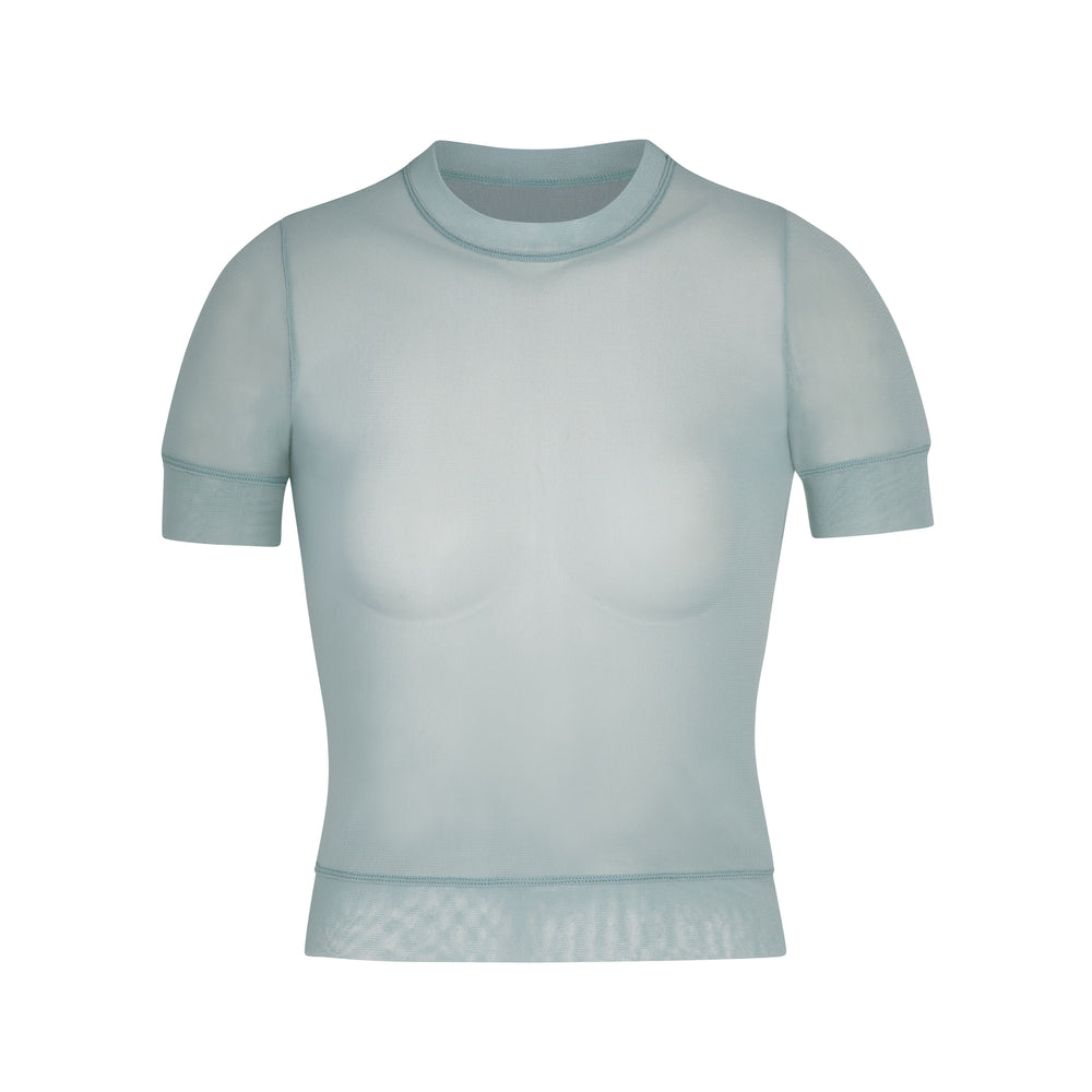 T-shirt Skims SUMMER MESH Bleu | 613SFXRHO